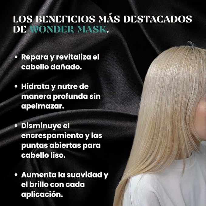 Wonder Mask® - ¡Cabello liso y definido con un solo producto!
