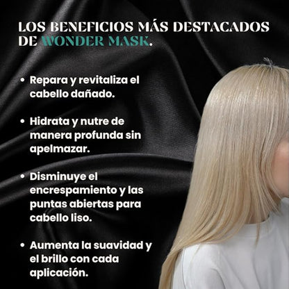 Wonder Mask® - ¡Cabello liso y definido con un solo producto!