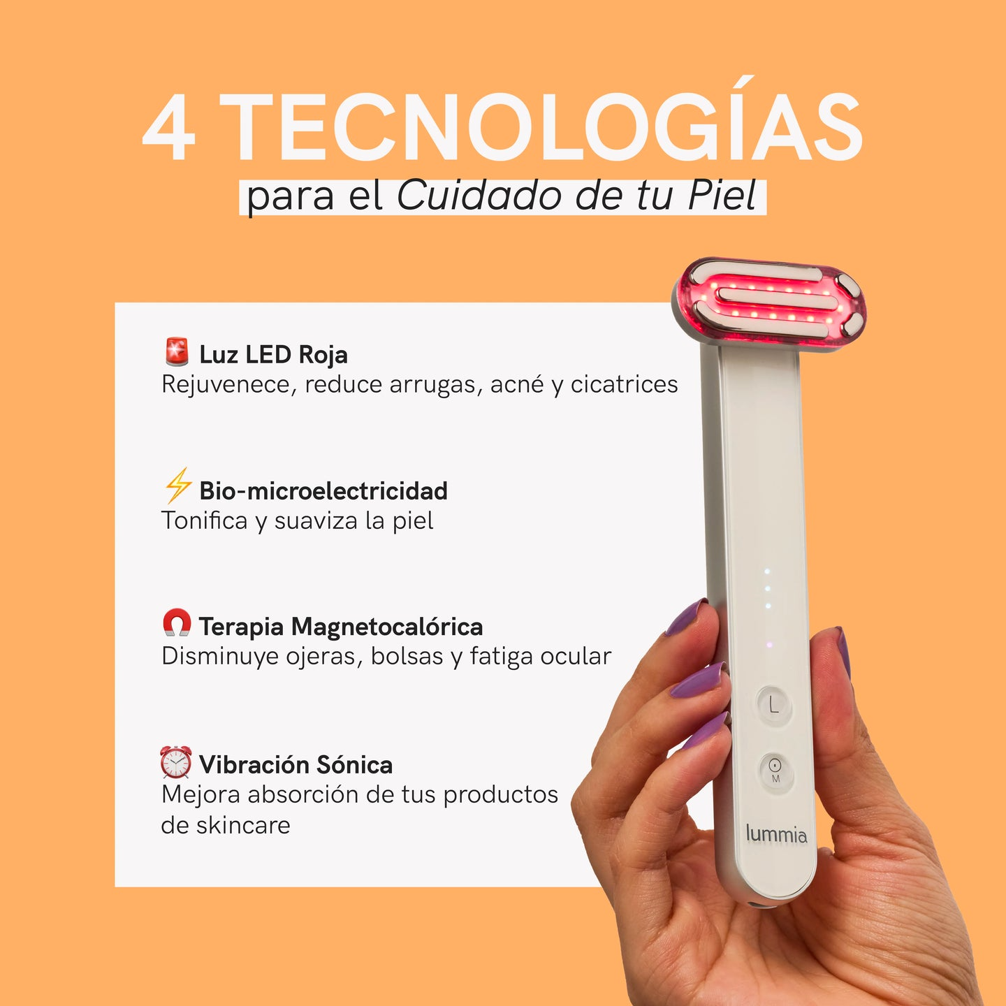 LummiSkin Pro - Piel radiante con 5 minutos al día