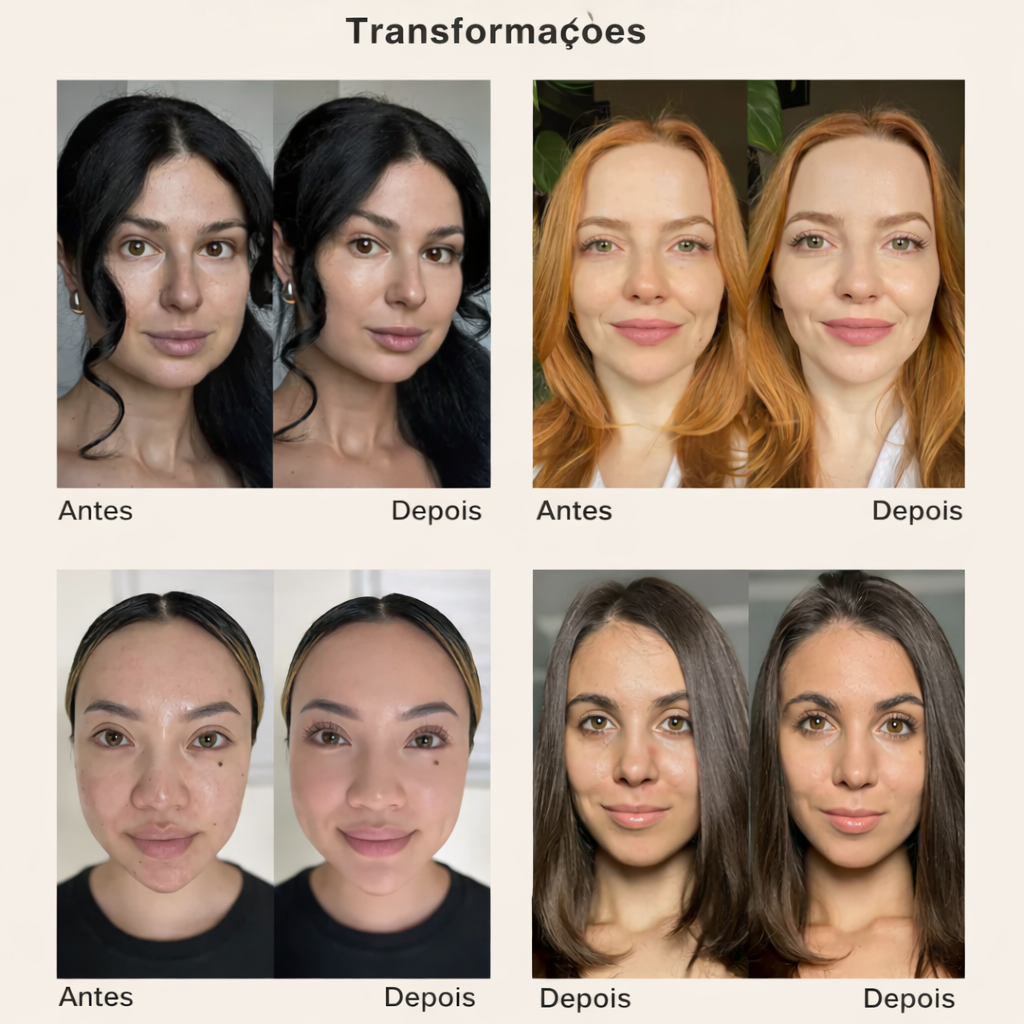 InfiniteGlow® - Base de Maquiagem 4 em 1